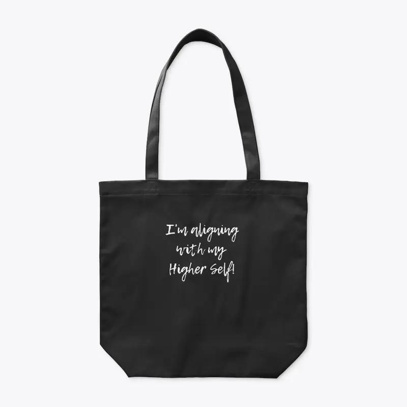 Higher Self Tote Bag (Black or Natural)